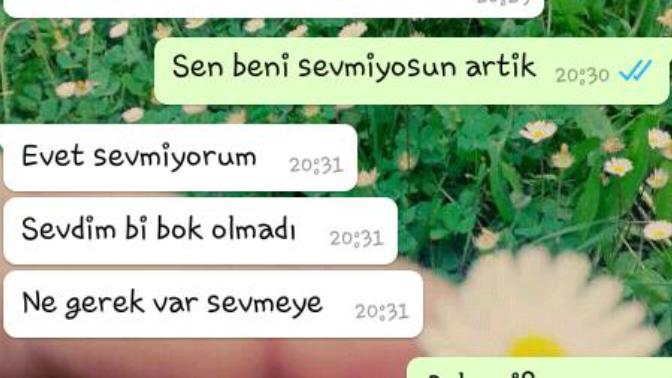 Sizce bunu sinirden mi soyledi yoksa artik sevmiyor mu beni?