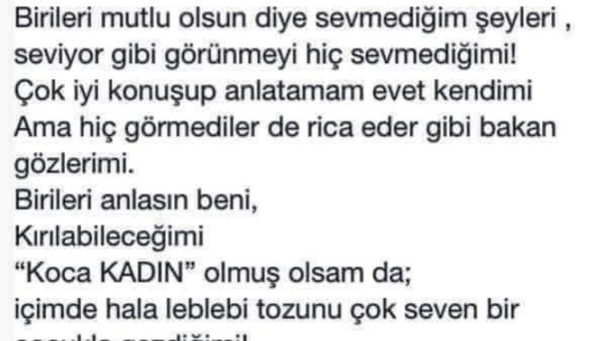 Sizi anlayan birileri var mı?