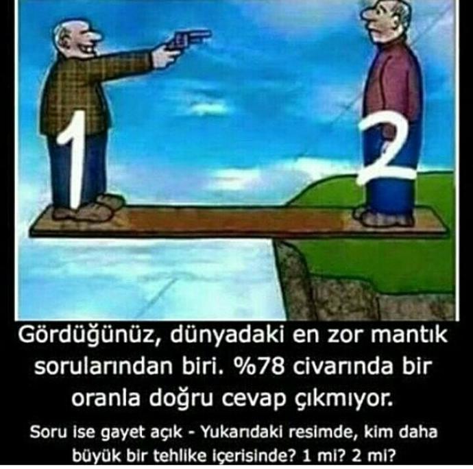 Sizce hangisi daha tehlikede ?
