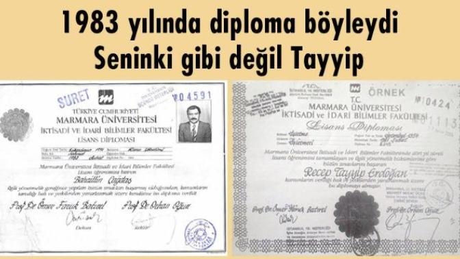 Sizce Cumhurbaşkanımızın "Diploması" gerçek mi değil mi (ANKET)?