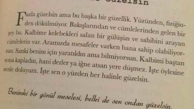 Sen her halinle güzelsin?