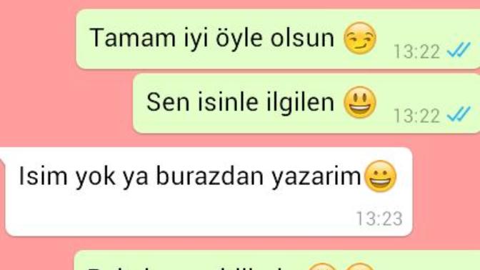 Devamlı napıyorsun diye mesaj atan erkek?