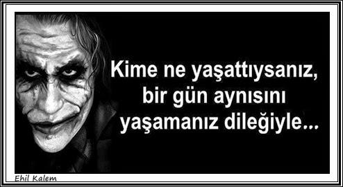 ''Kimse yaşattığını yaşamadan ölmez'' sözüne katılıyor musunuz ?