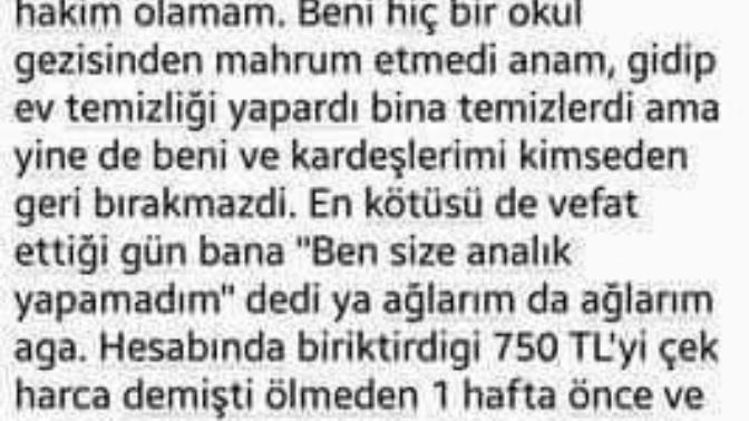 Annelerimizin kıymetini biliyor muyuz?