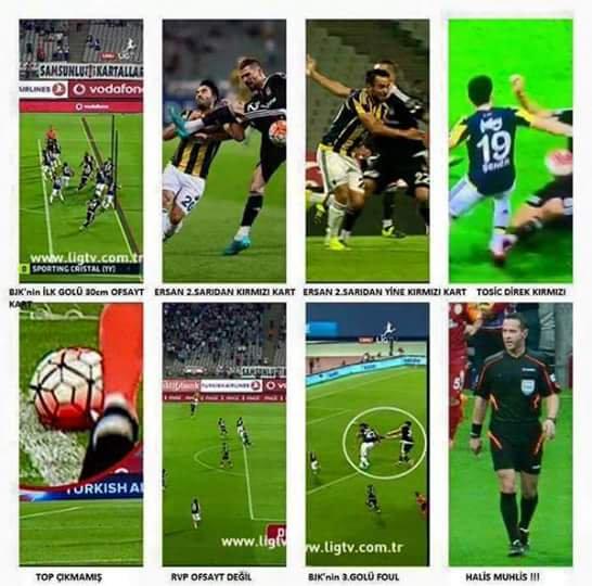 Bjk lehine yapılan hakem hatalarını gördünüz mü?