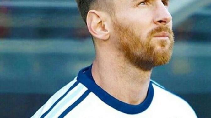 Messi'nin sakalları niye sarı?