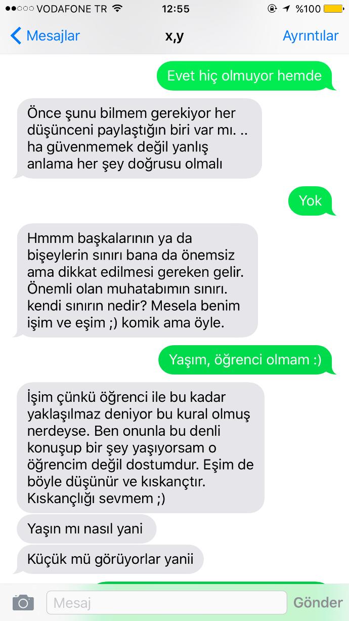 Bu adam bana yürüyor mu ?