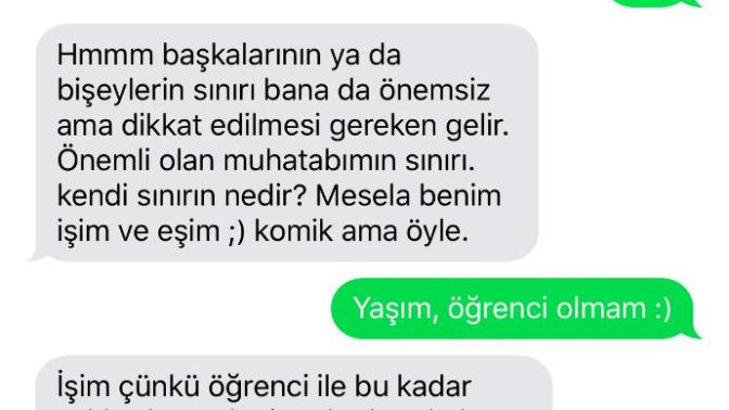 Bu adam bana yürüyor mu?