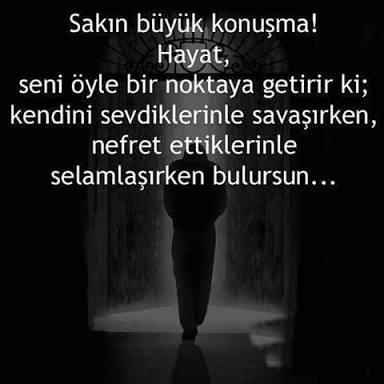 Hiç büyük konuştuğunuz oldu mu?