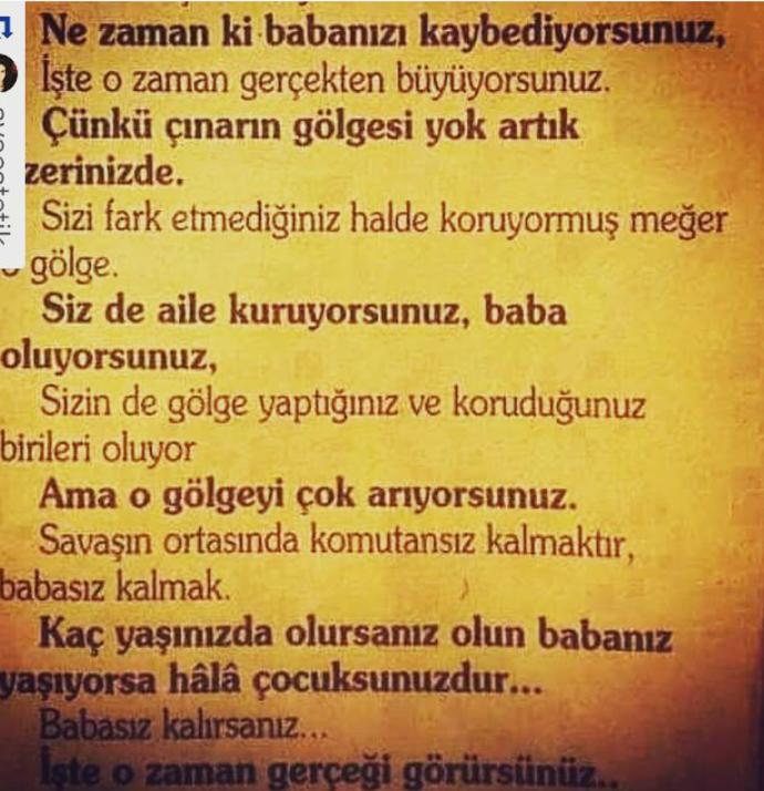 Benim gibi babası hayatta olmayanlar var mı aramızda, bugünü nasıl geçirmeyi planlıyorsunuz? 😢