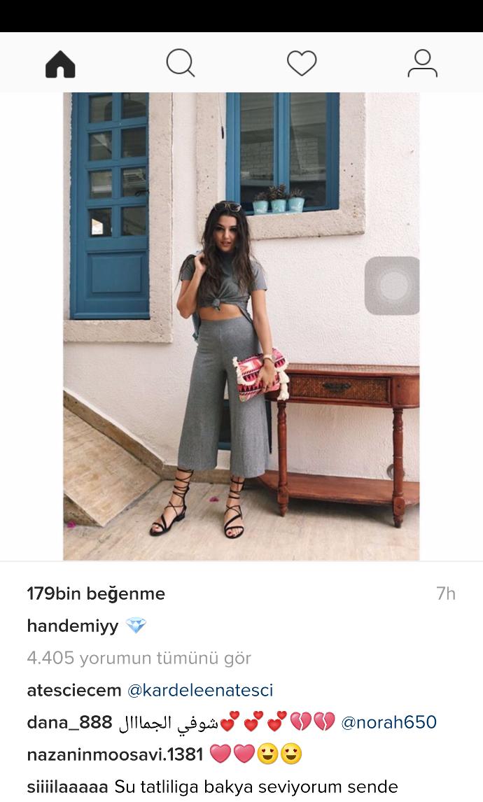 Hande Erçelin Instagram Resimleri Nasil Sizce?
