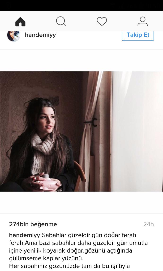 Hande Erçelin Instagram Resimleri Nasil Sizce?