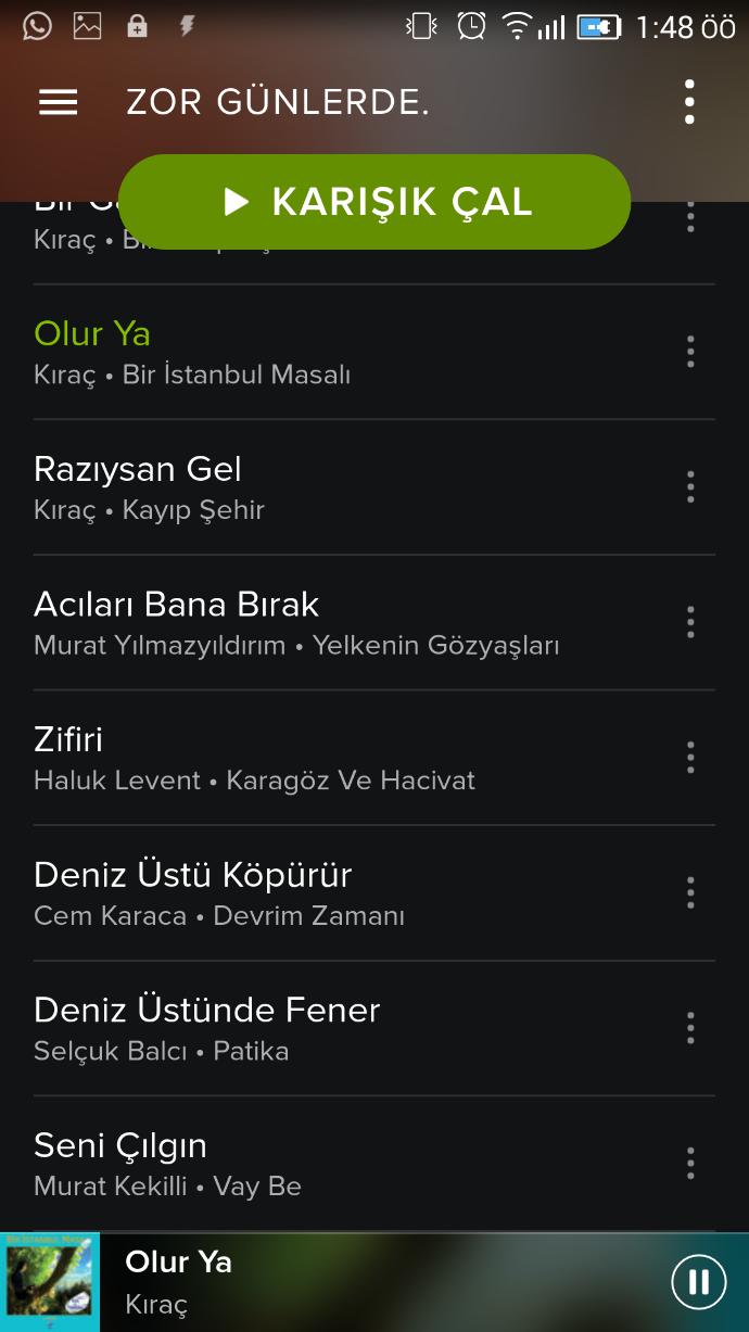 Buyrun playlistim... Önerileriniz var mı?