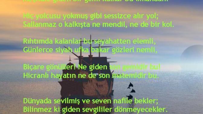 En sevdiğiniz şiir hangisi?