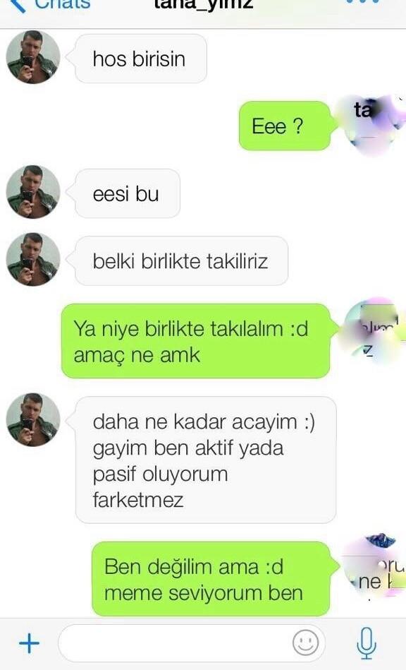 Millete bebek gibi kızlar yürüyor, bana gayler yürüyor hayırdır?
