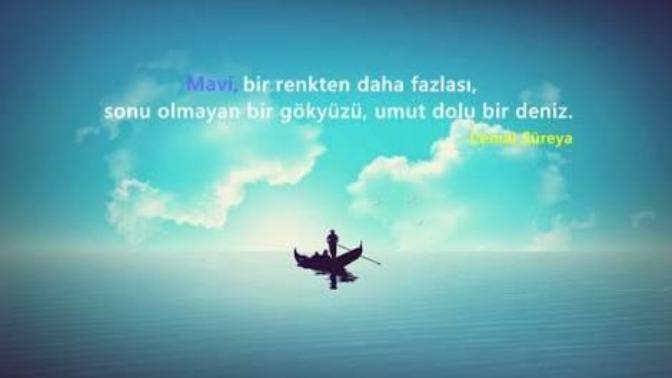 Mavi sizin için ne anlam ifade ediyor?