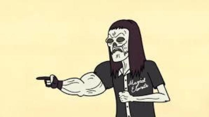 Regular show dizisindeki bu karakterde sizde bir tuhaflık farkekmediniz mi?