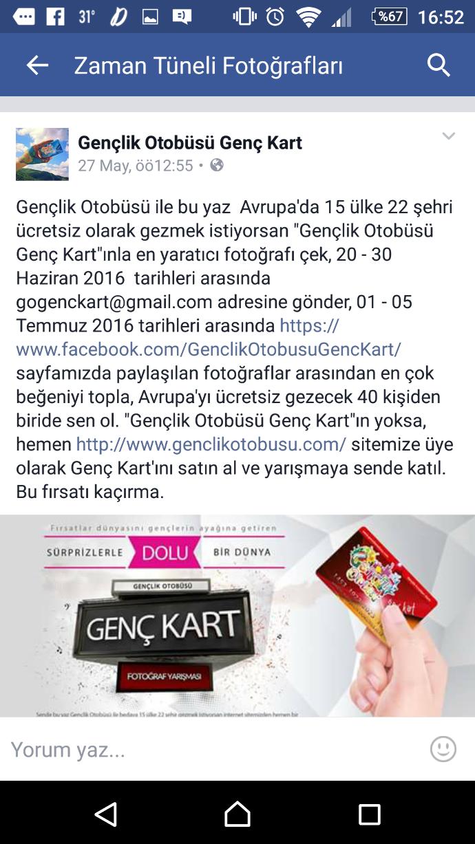 Gençlik otobüsü projelerine katıldınız mı hiç? 