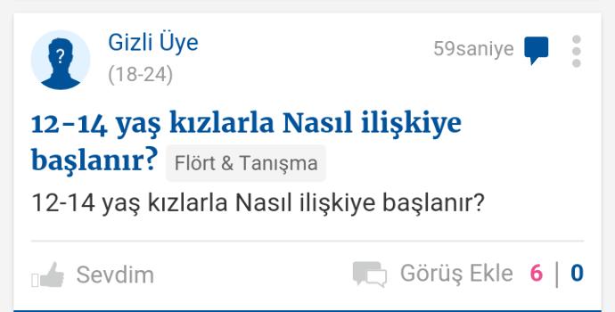 Pedofili hakkında ne düşünüyorsunuz ?