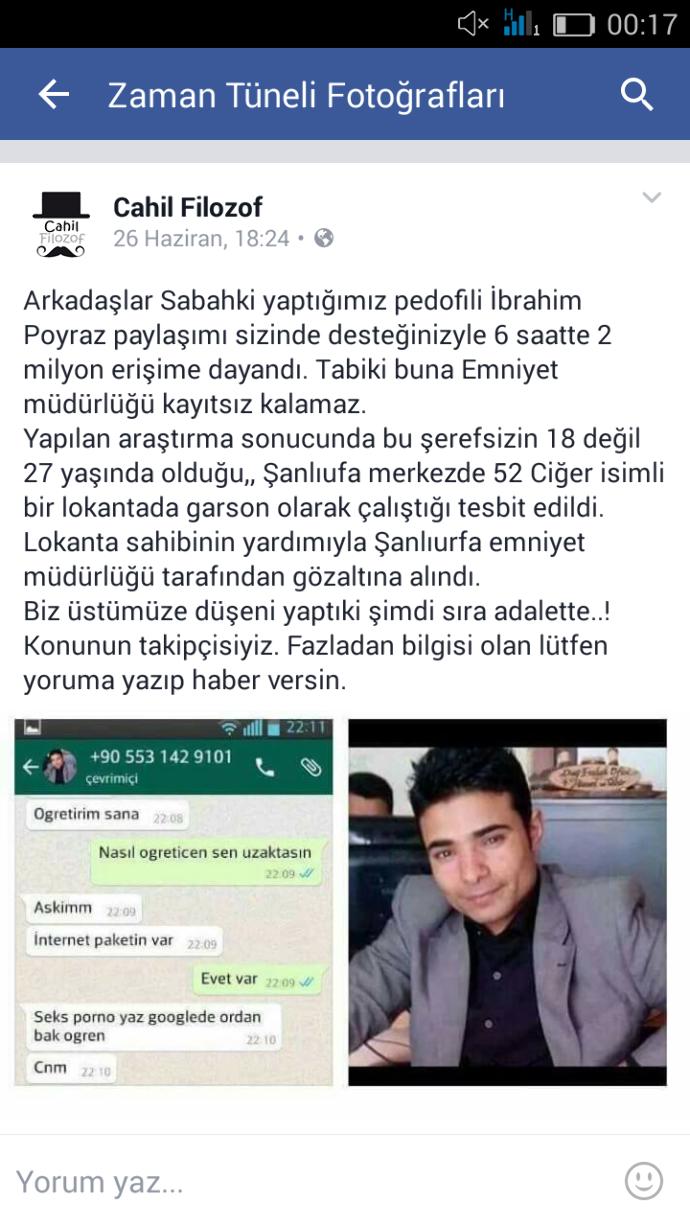 Bu pedofoli sapığa ne yapmalı ki diger sapıklara ibret olsun?
