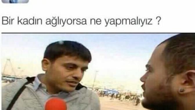 Ağlayan bir kadın görseniz ne dersiniz?