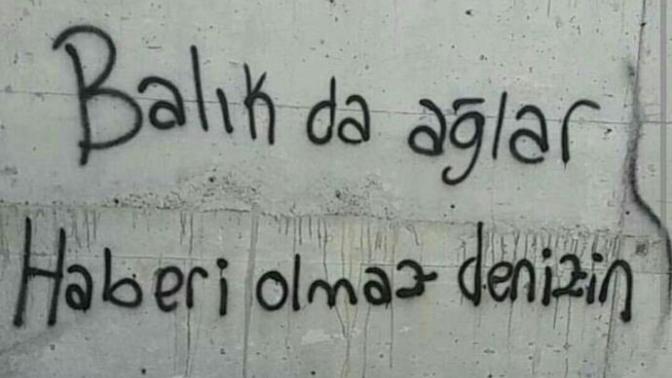 Balık ağlarsa denizin haberi olur mu?