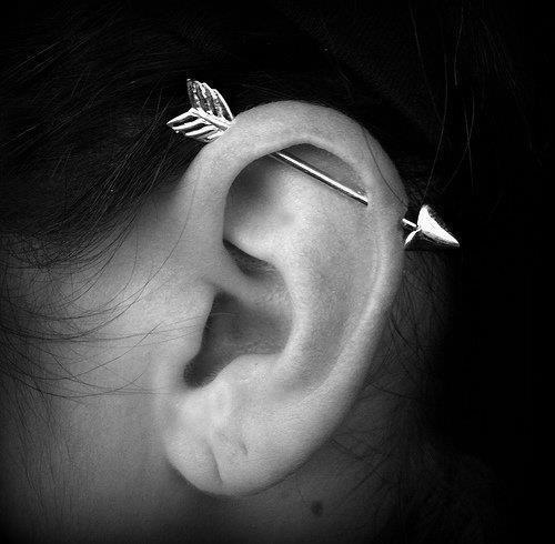 Sizce industrial piercing guzel mi?