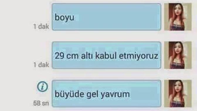 Ahahah bu fotografa koptum , peki sizce boyumu islevimi?