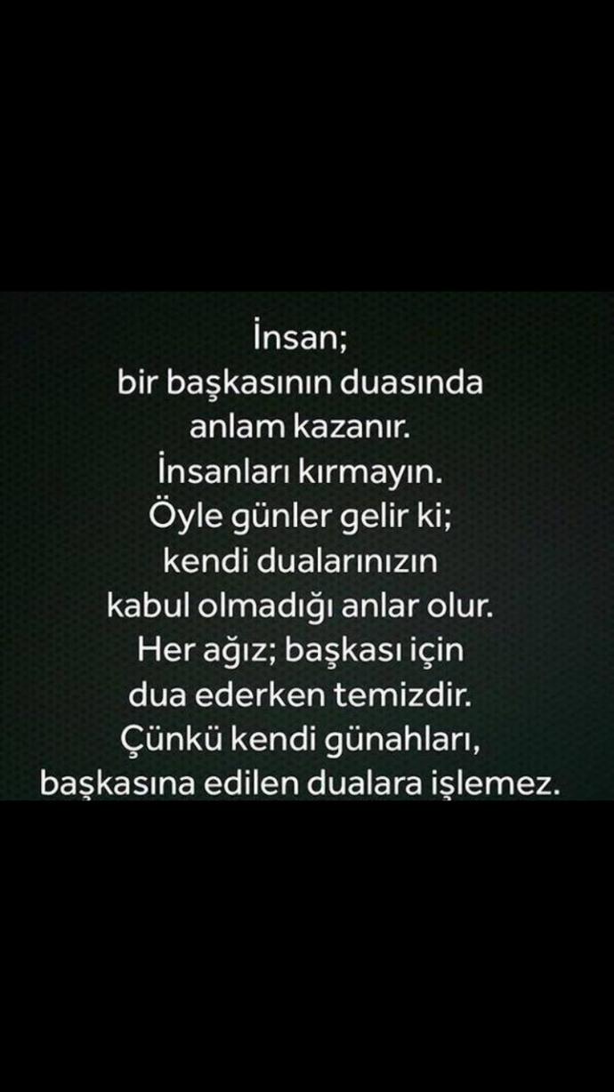 Başkasının duası sizin için onemlimi??