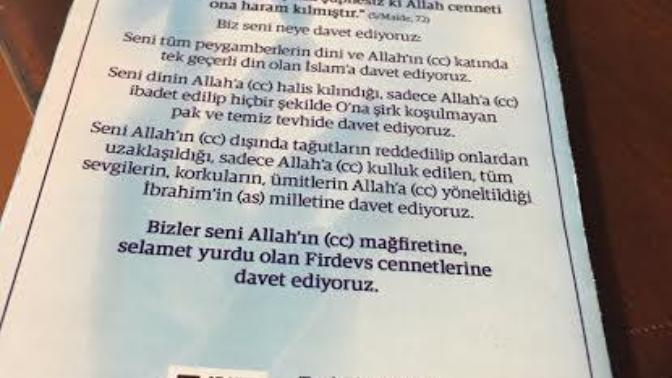 Avcılarda tevhid dergisi adı altında isid propagandası yapılıyor denk geleniniz oldumu?
