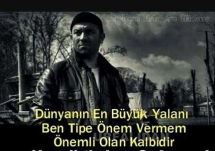 Ben tipe önem vermem önemli olan kalbidir. dünyanin en büyük yalanimidir sizce ?