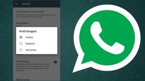 WhatsApp profil resmi ayarları