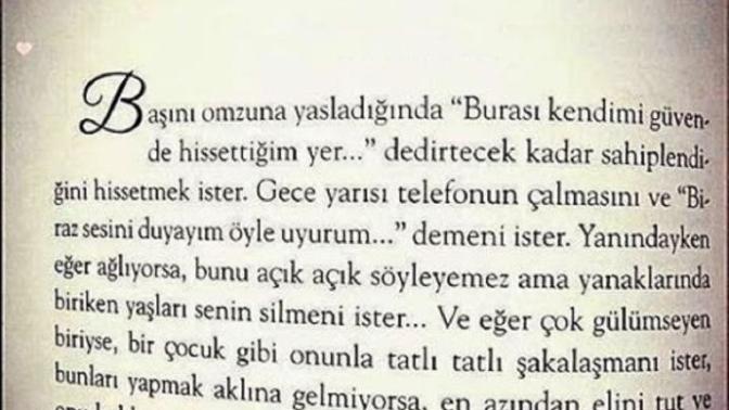 Size göre bir " Kadın " bir " Erkekten " ne ister😇💕🌹🙈?