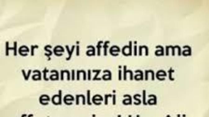 Sizin için affı olmayan tek şey nedir?
