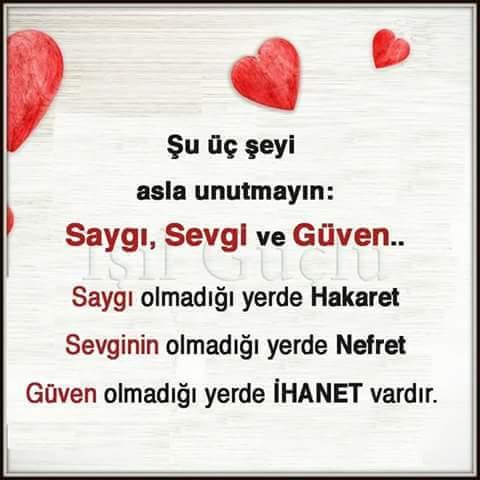 Hayatımız boyunca unutmamamız gereken 3 şey nedir?