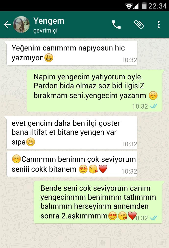 Yengenizle sizin aranız nasıl ?