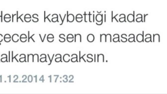 Herkes kaybettiği kadar içecek olsa, sen o masadan kalkabilir misin?
