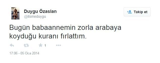 Duygu Özaslan birde seçimlere saygı diyor?