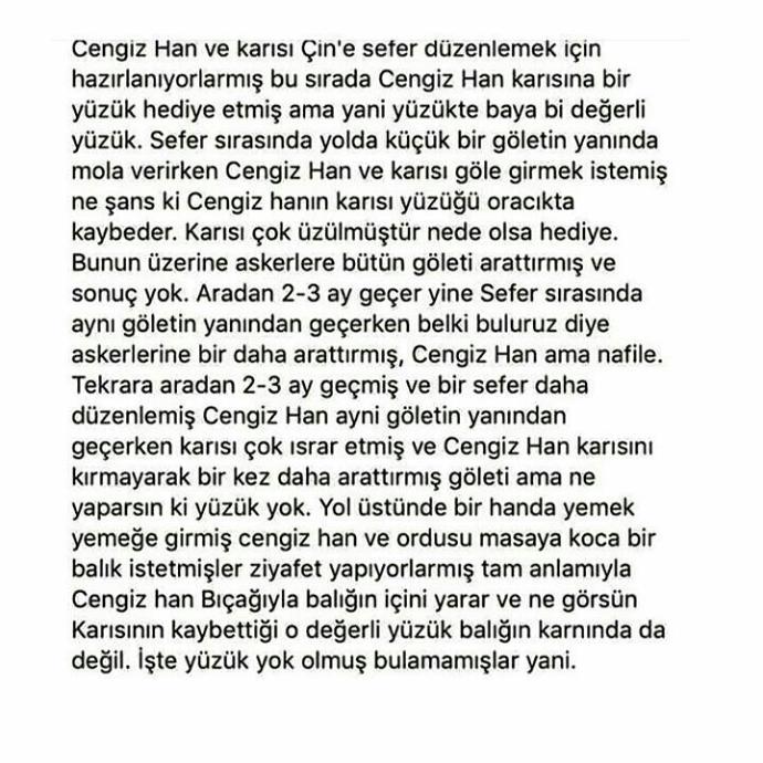 Cengiz han ve karısının yaşadığı bu olayı biliyor musunuz? Mucize gibi bisey ?