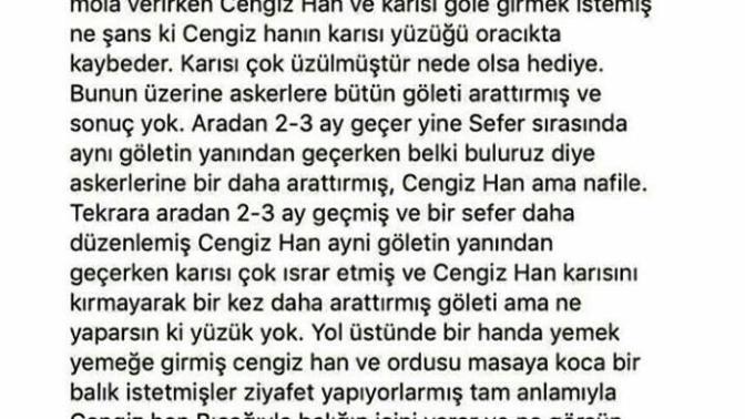 Cengiz han ve karısının yaşadığı bu olayı biliyor musunuz? Mucize gibi bisey?