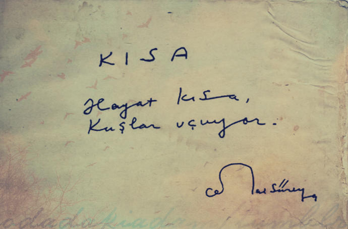 Hayat kısa, kuşlar uçuyor... Bu şiir size ne anlatıyor?