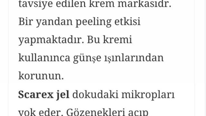 Arkadaşlar yara izini yok etmek için en etkili krem bunlardan hangisi?