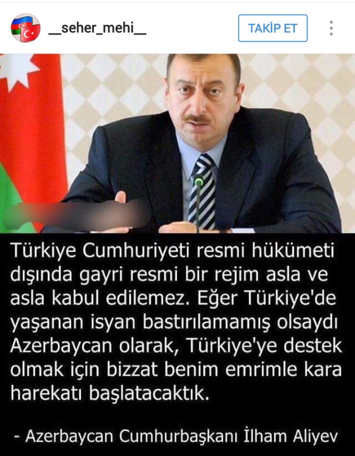 Arkadaşlar Azerbaycan Cumhurbaşkanının bu dediģi doğru mu?