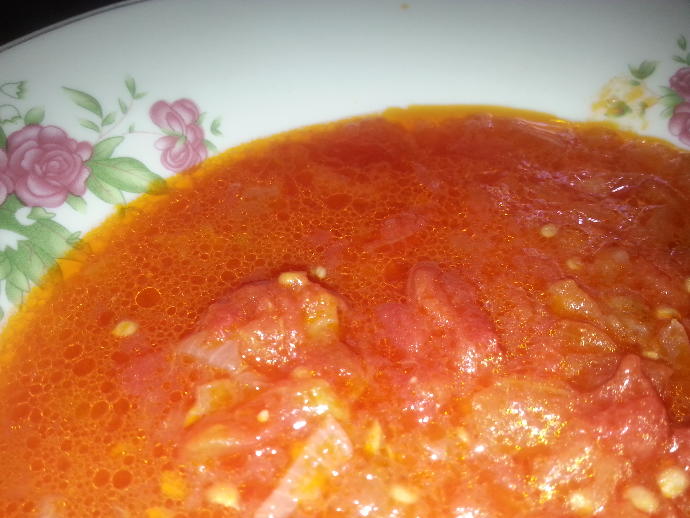 Benim yediğim menemen böyle (resimli)? Kocam için sorun olur mu?