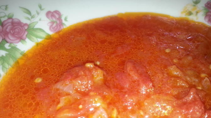 Benim yediğim menemen böyle (resimli)? Kocam için sorun olur mu?