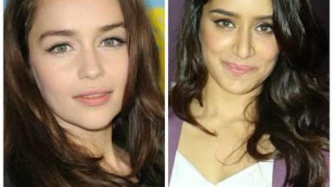 Emilia clarke ve shraddha kapoor benziyor mu?
