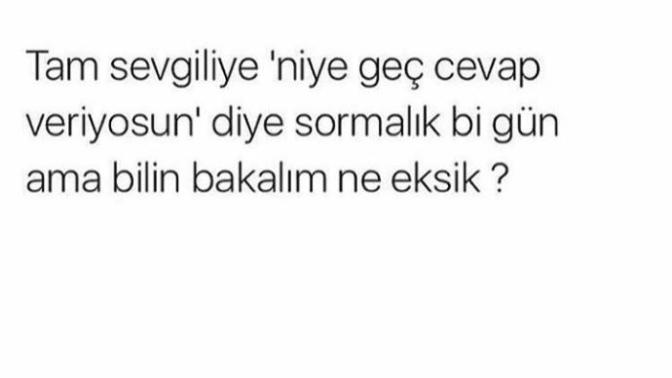 Bilin bakalım ne eksik?