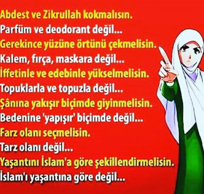 Arkadaşalr neden tesettüre uymuyorsunuz ya da neden tesettüre girmiyorsunuz?