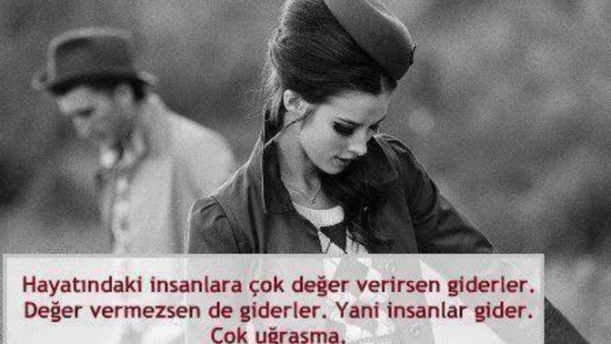 Değer verdiğiniz birini kaybettiğiniz oldu mu hiç?