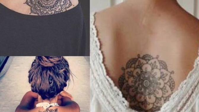 Mandala dövme modelleri kadınlarda itici mi duruyor ya?